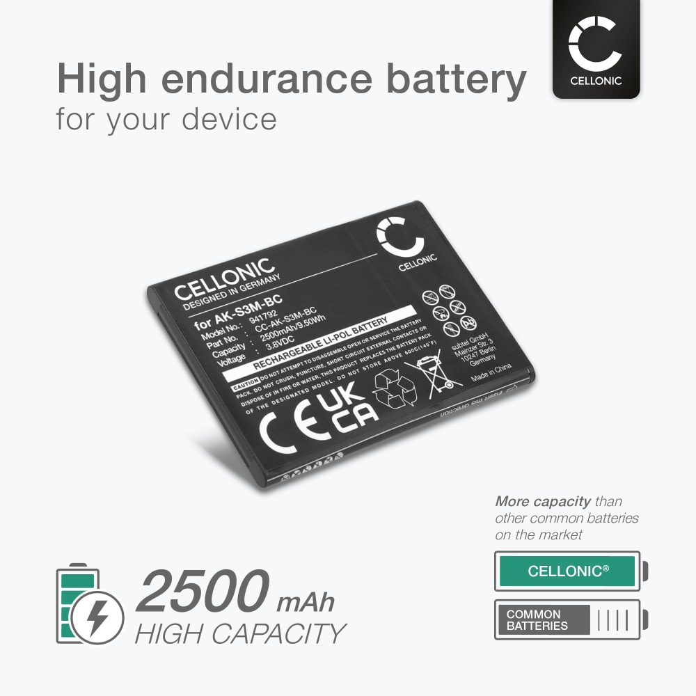 Bateru00eda Reemplaza Emporia AK-S5 AK-S5-BC 3550mAh 3,85V