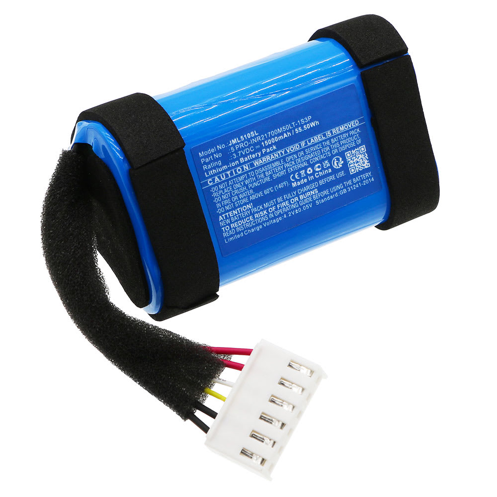 Batteri for JBL Charge 5 WiFi 5 PRO-INR21700M50LT-1S3P (15000mAh, 3.7V) fra CELLONIC