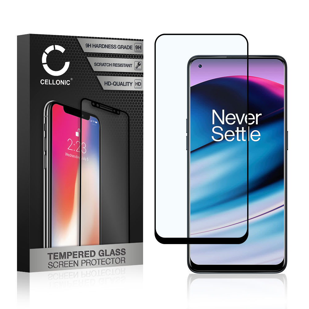 Skjermbeskytter glass OnePlus Nord N20 5G (3D Case-friendly, 9H, 0,33mm, Full Glue) Herdet Glass