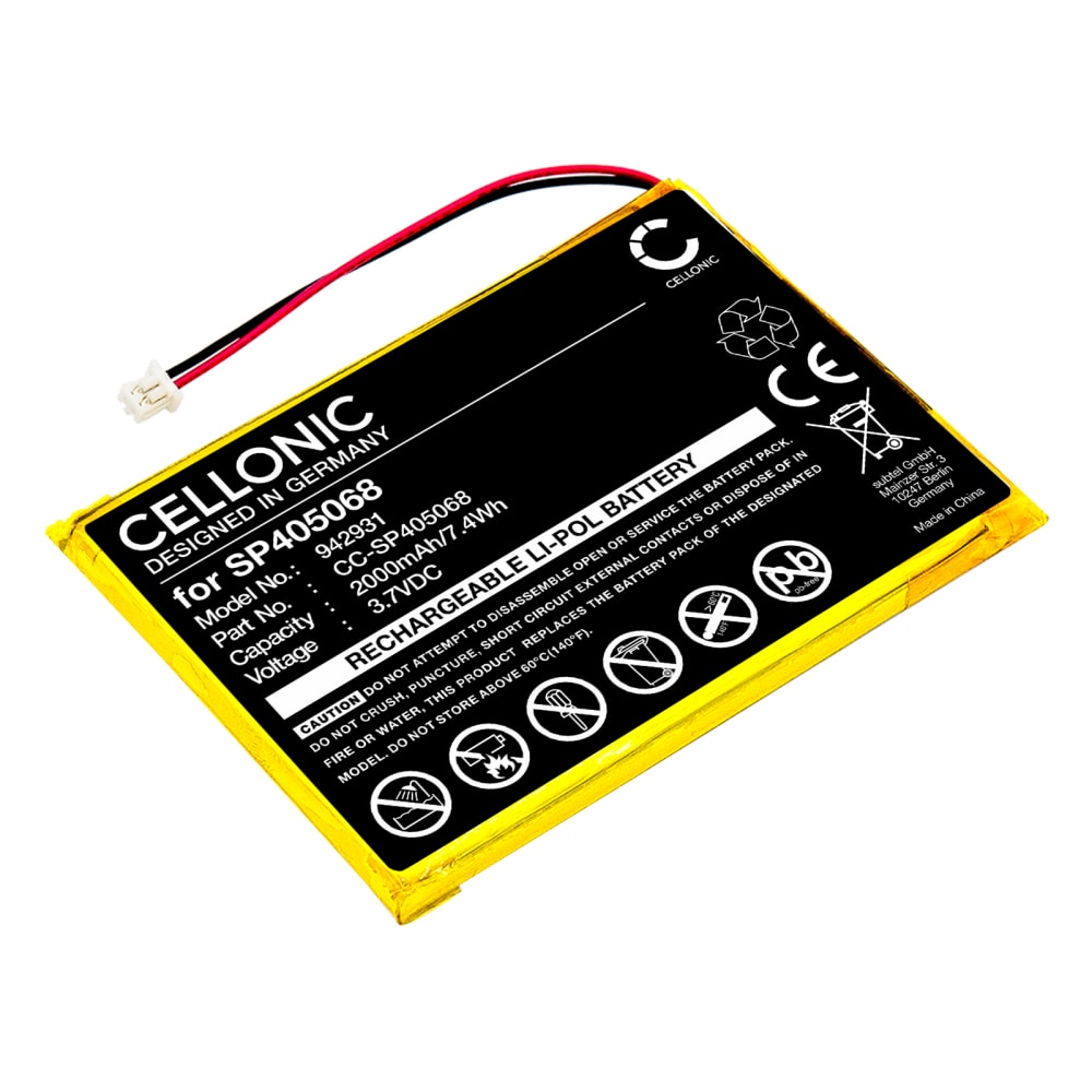 Batteri for Kompatibel mit Luvion Prestige Touch, Supreme Connect - SP405068 2000mAh fra CELLONIC