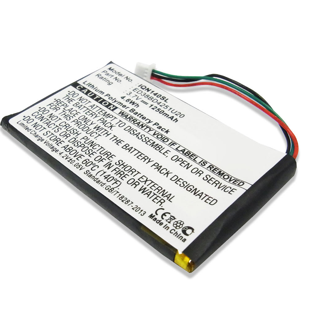 subtel® GPS Batteri til Garmin nüvi 1400 nüvi 1490T nüvi 1450T nüvi 1490T pro nüvi 1490T ED38BD4251U20,361-00019-14 1250mAh SatNav nyt Navigationsbatteri