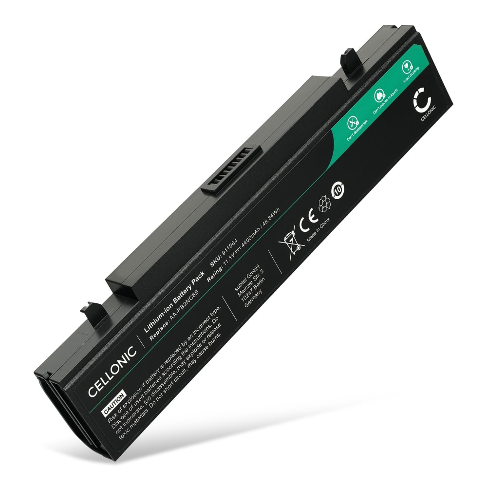 Batteri for Samsung R510, NP-R510, R60, R60 Plus, NP-R60, NP-R60S, R40, R40 Plus, NP-R40, R610, NP-R610, R710, NP-R710 4400mAh 11.1V fra CELLONIC