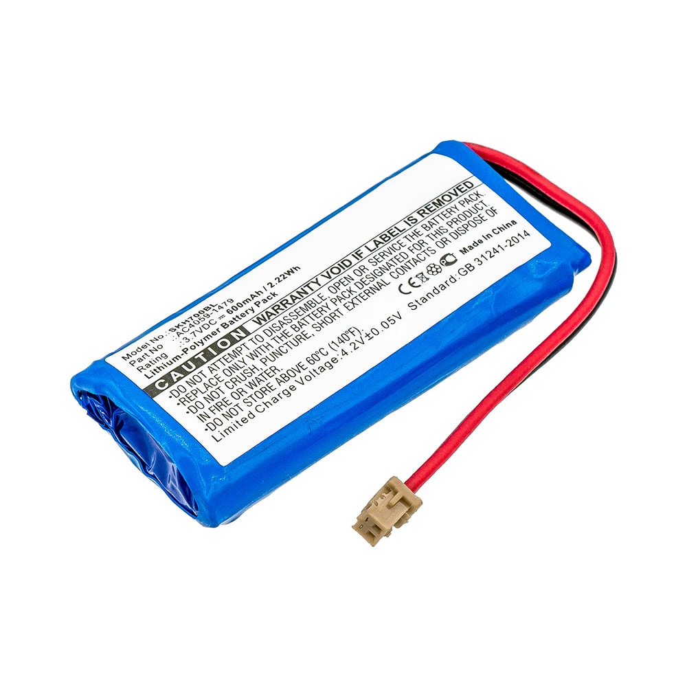 3.7V AC4059-1479 Ersatz Akku für Socket Mobile CHS 7Qi / CHS 7X / CHS 7Xi Ersatzakku 600mAh, MDE Barcode Scanner Zusatzakku