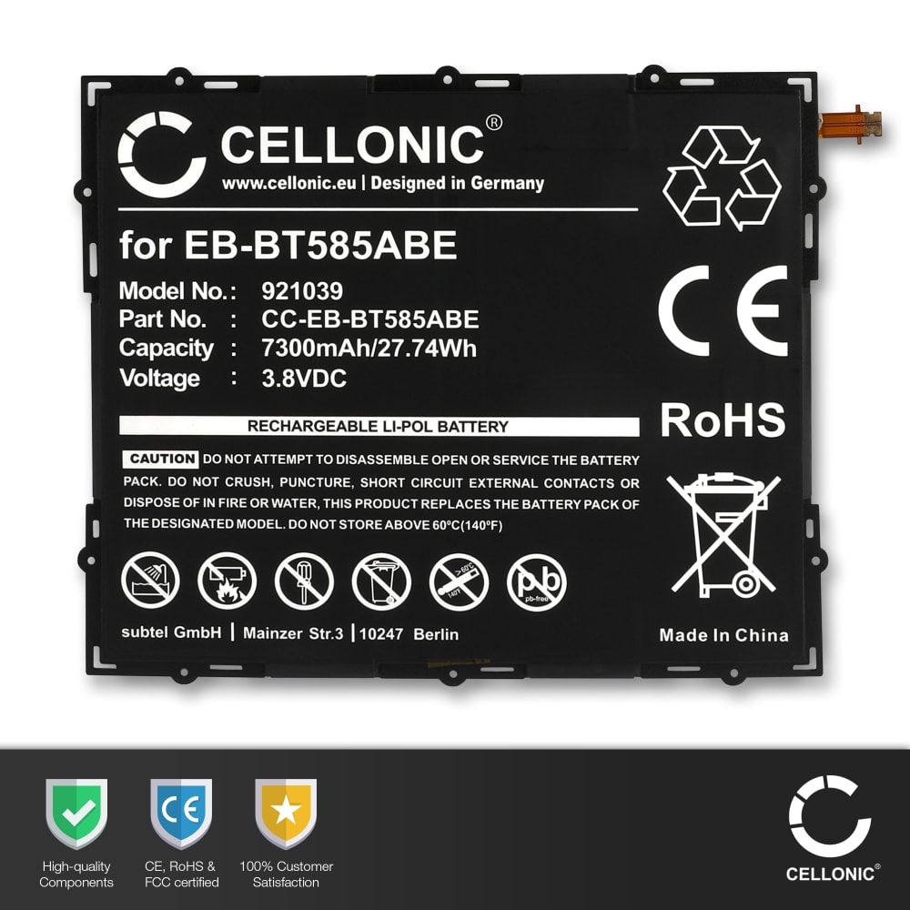 Replacement Battery & Tool Kit for Samsung Galaxy Tab S2 9.7 (SMT810