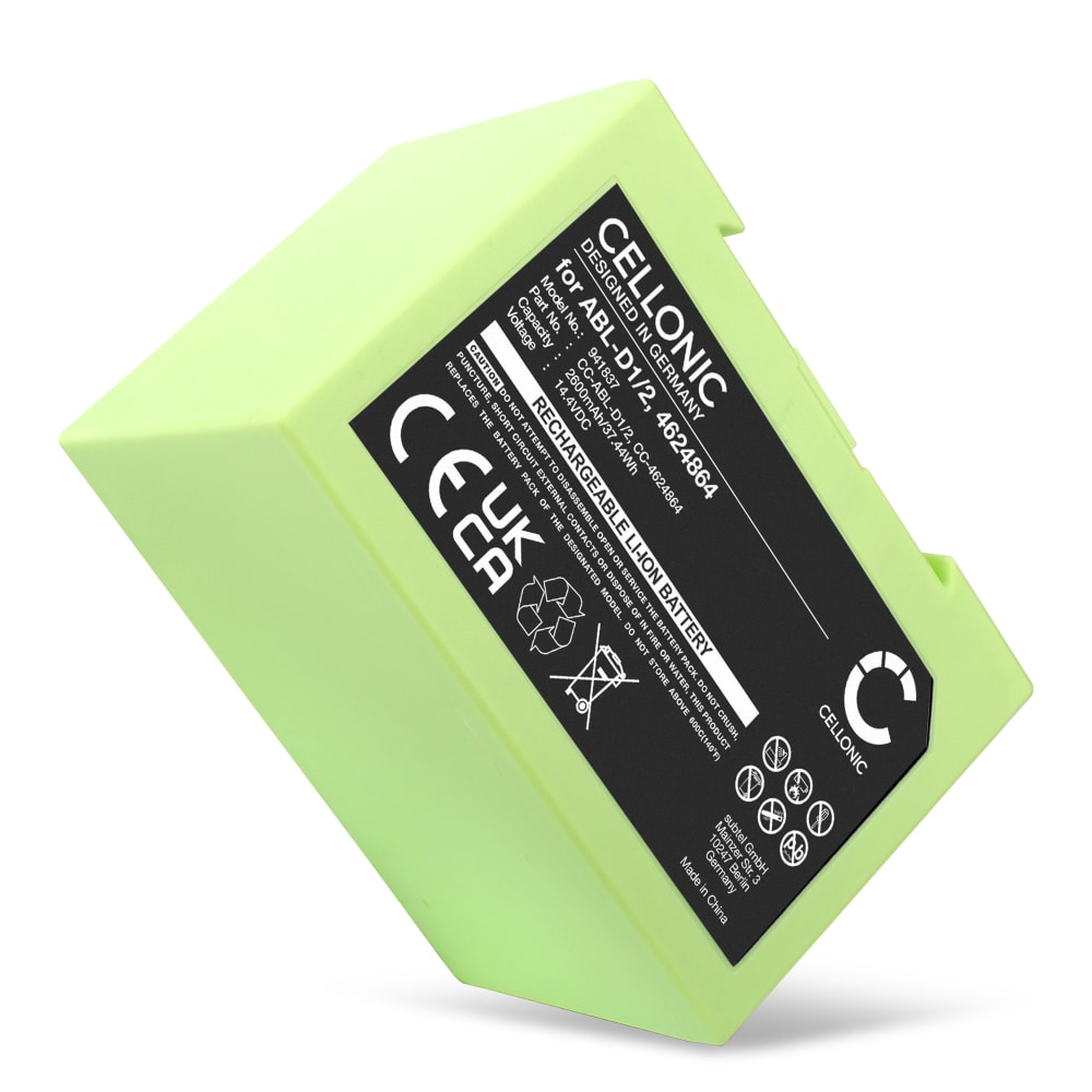 Batteri for iRobot Roomba e5, 36, 17 Plus, i7158, e6 6198, e5 5152, i7 Plus 7550, iRobot ABL-D1 2600mAh fra CELLONIC