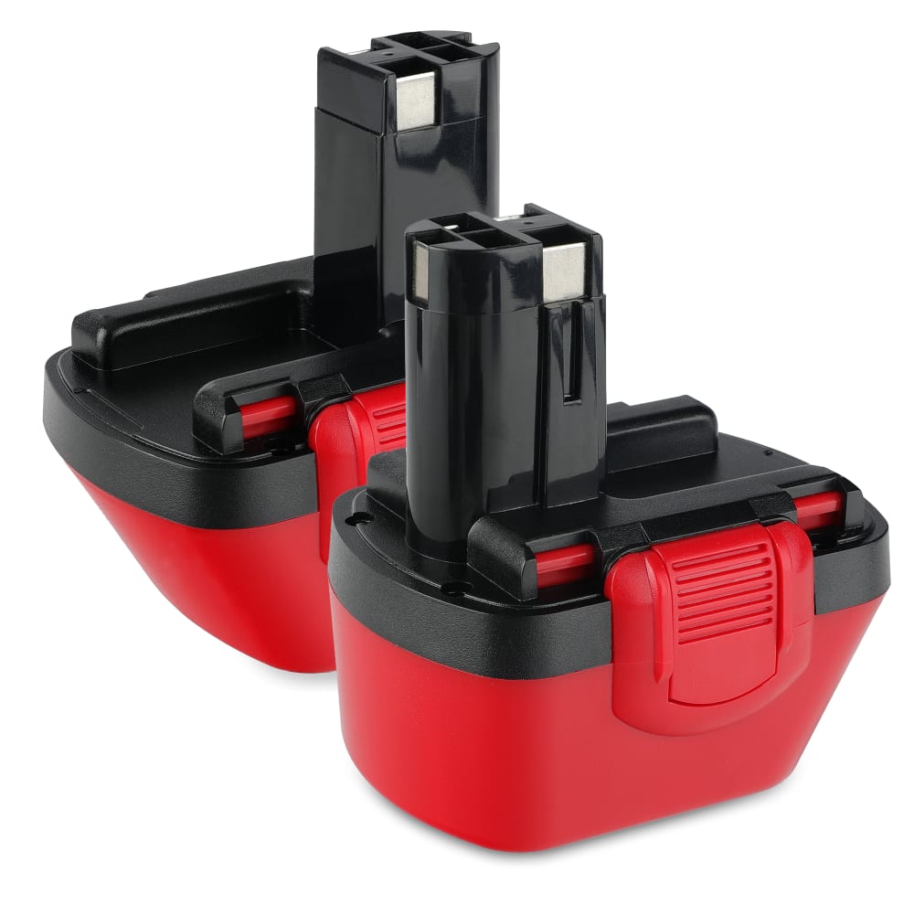 2x Batteri for Bosch GSR 12V, GSR 12, PSR 12, PSR 1200, GSB 12-2, GLI 12 V, PAG 12V, Exact 12 12V  3Ah NiMH fra CELLONIC
