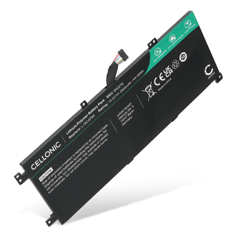 Batteri for Lenovo ThinkPad L13 Yoga Gen 2, ThinkPad X1 Yoga Gen 5 2900mAh fra CELLONIC