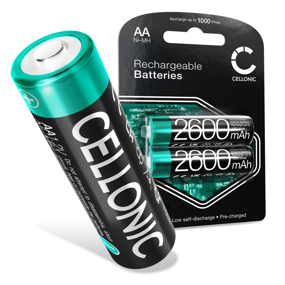 AA NiMH Batteri för Praktica DCZ 5.8 DPix 1100Z DCZ 6.8 DCZ 12.1, 2x 2600mAh Kamera-ersättningsbatteri med lång batteritid