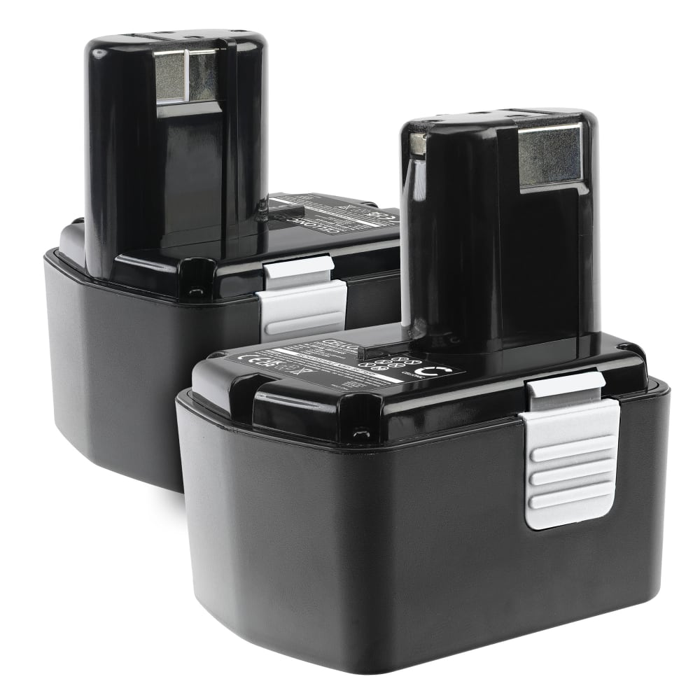 2x Batteri for Hitachi DS 14DVF3, WR 14DL, DV 14DL, WH 14DSL, UB 18D, G 14DL, DS 14DMR 3300mAh fra CELLONIC
