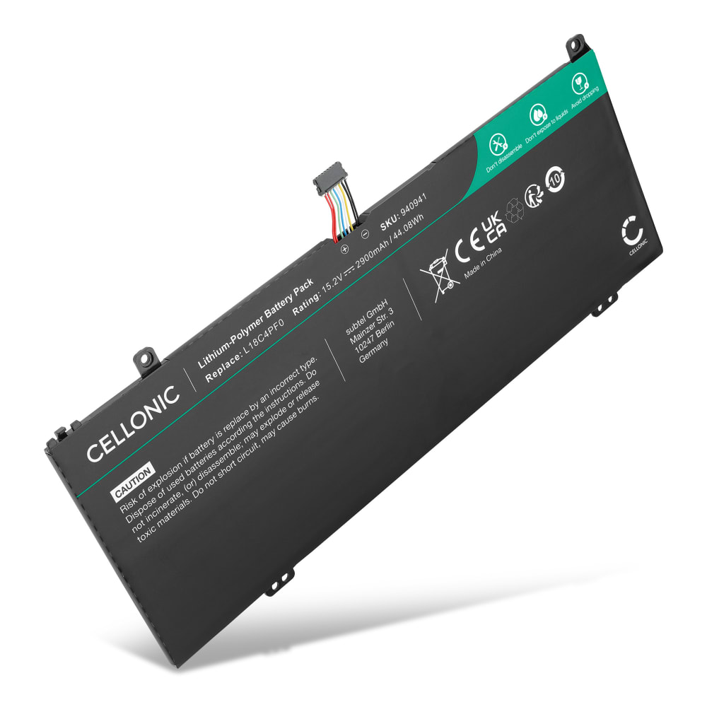 1x Batteri for Lenovo ThinkBook 13s Gen 1, 13s IWL, 13s Gen 4, 13s-IML Gen1, L18C4PF0, L18D4PF0, L18M4PF0 2900mAh 15.2V fra CELLONIC