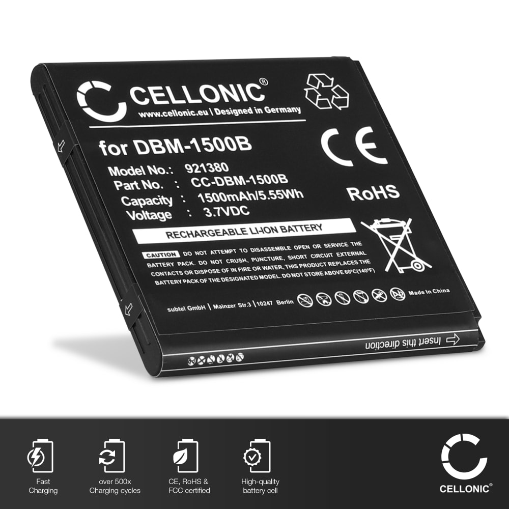 Batteria 1500mAh Per Doro 6778 E Liberto 820 Mini - Ricambio Compatibile, Litio, 3.7V
