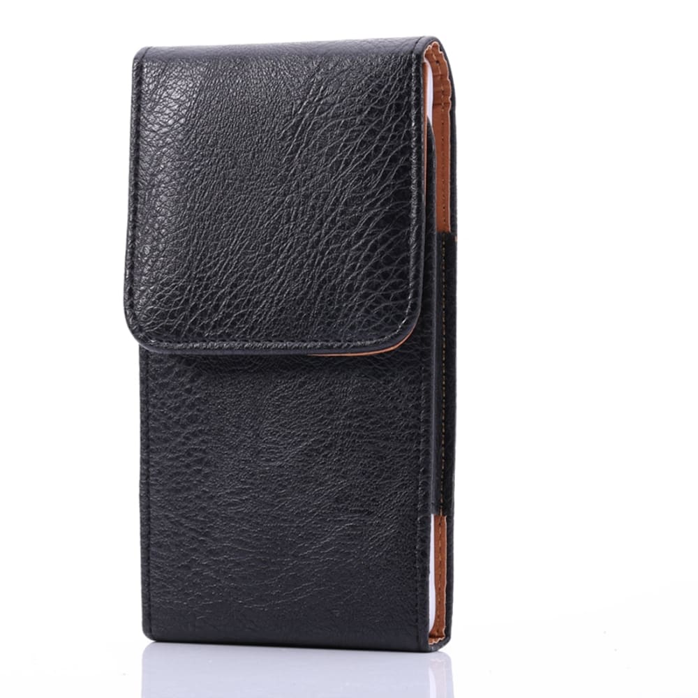 Belt Phone Holder Case for – PU Leather Smartphone Holster Flip Pouch for Phones Up To 6.3