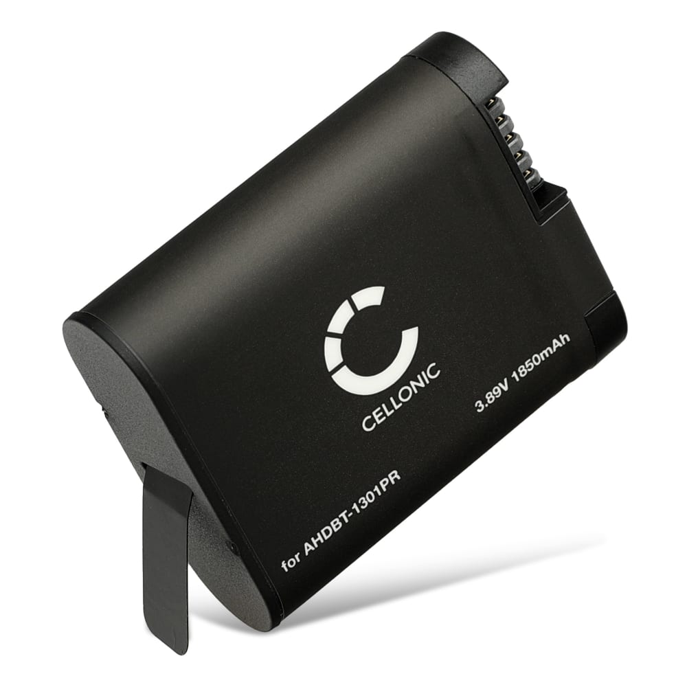 Battery for GoPro Hero 13, AHDBT-1301 AHDBT-1301PR (1900mAh, 3.89V) from CELLONIC