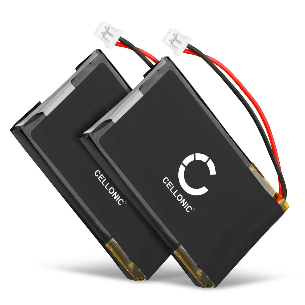2x CELLONIC® ICP40/25/40P Ersättningsbatteri för Sena SMH5, SMH-5 headset / hörlurar med 350mAh, 3.7V - reservbatteri