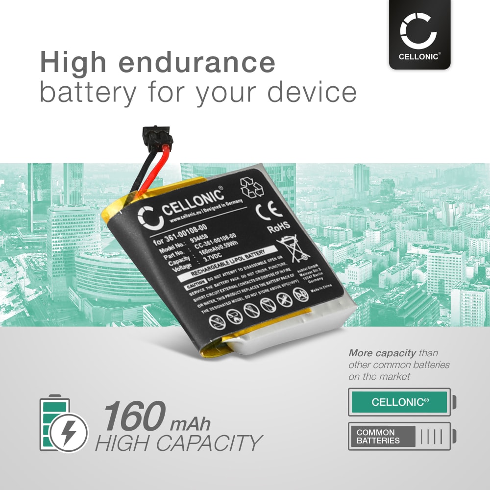 Garmin Vivoactive Music Replacement Battery For Garmin