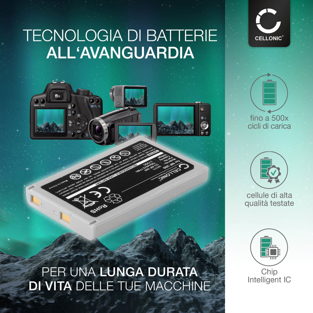 Batteria Li-Ion 7,4V 1500mAh Per Konica-Minolta Dynax 7D: Ricambio Compatibile E Affidabile - 4