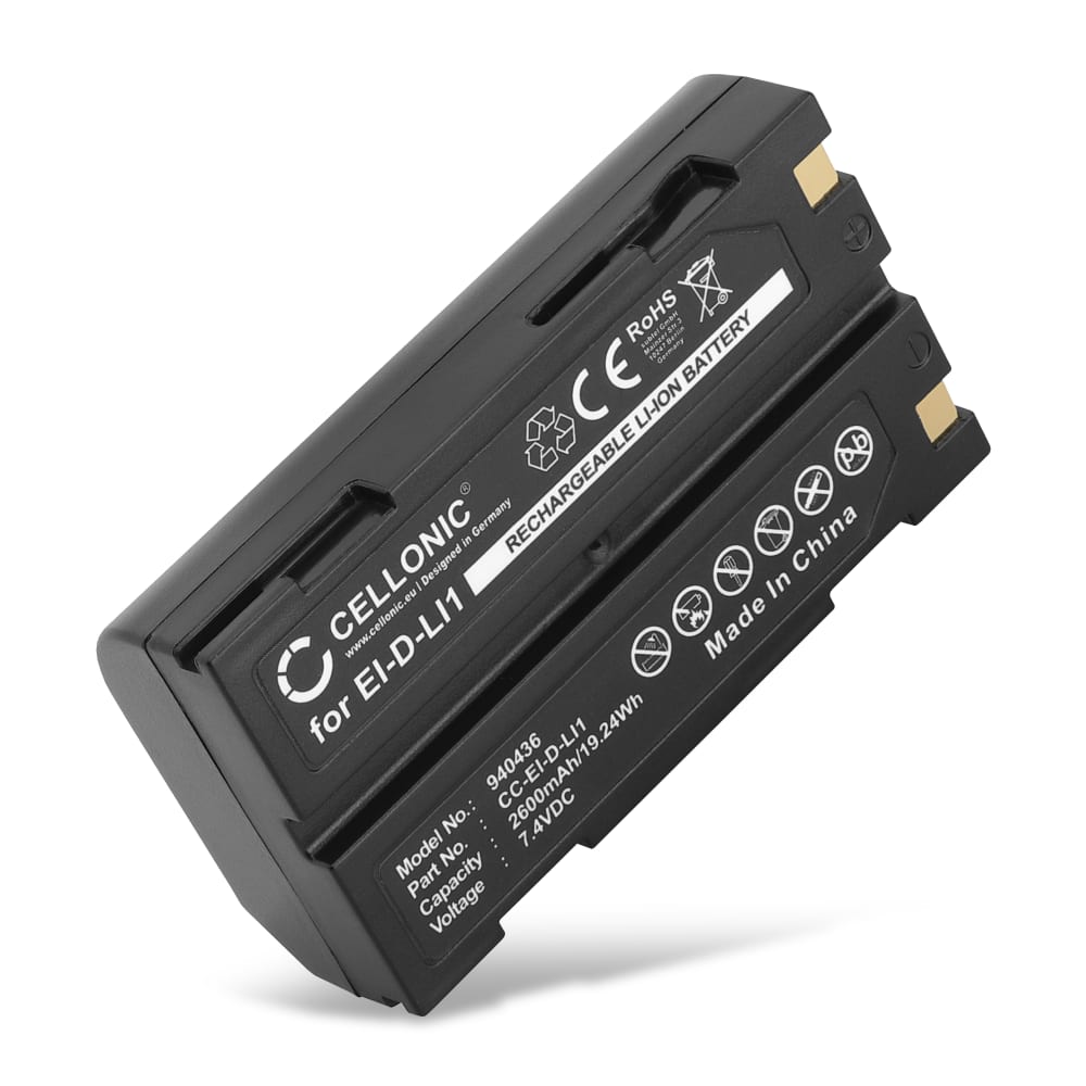 Batterie EI-D-LI1 2600mAh pour système domotique Trimble 5700, 5800, MT1000, R4, R6, R7, R8