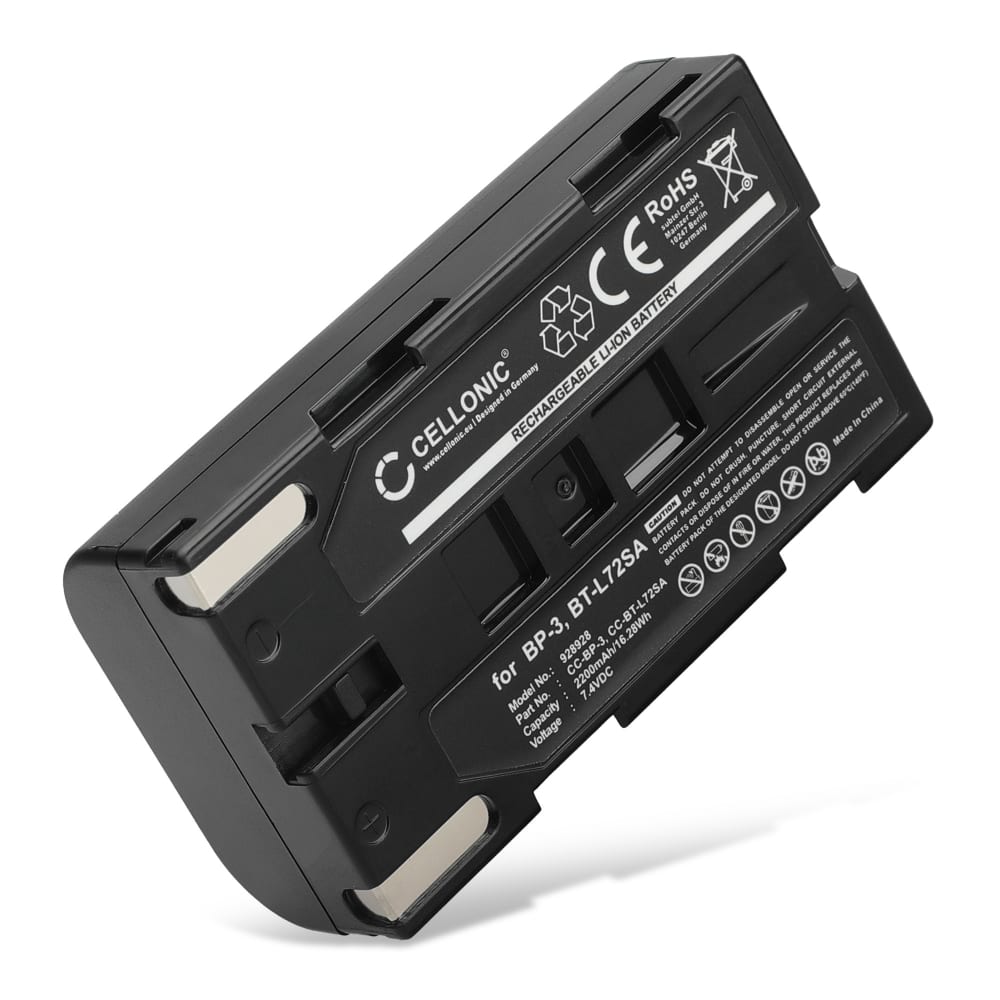 Batteri för Stonex S9 GNSS, S3, S8 Plus GNSS BP-3, BT-L72SA, BT-L74SA, BT-S9374 (2200mAh, 7.4V) från CELLONIC