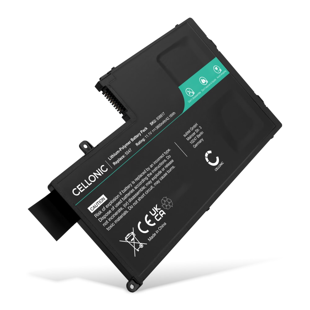 Batteri for Dell Inspiron 15, 15-5548, 15-5545, 15-5000, 14-5448, 14-5447, Vostro 14-5480D, Latitude 3550 3800mAh fra subtel