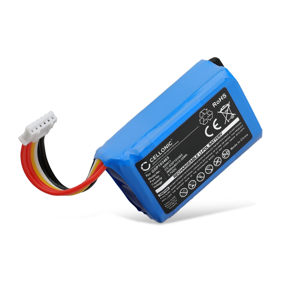 Batteri for JBL Link 10 GSP103465 (3600mAh, 3.7V) fra CELLONIC