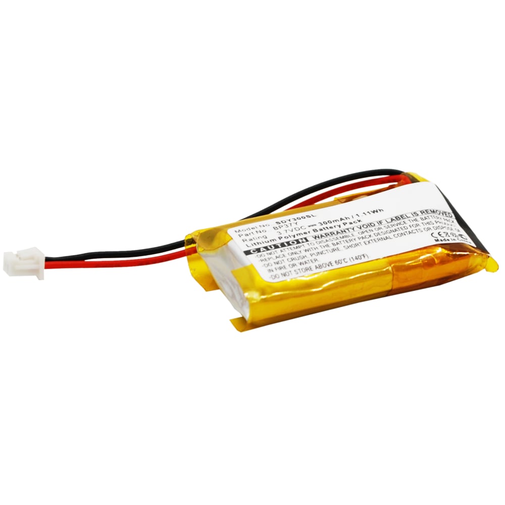 Batteri til Dogtra YS-300 - BP-37Y, AE801622P6H (300mAh) Reservebatteri