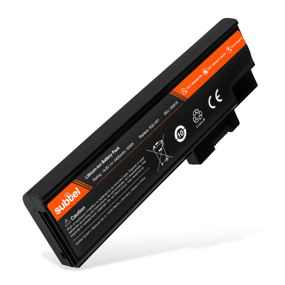 Batteri för Acer Aspire 1410 / 1600 / 1640 / 1650 / 1680 / 1690 / 3000 / 3500 / 5000 / 5510 / Extensa 2300 Laptop - 4400mAh 14.4V - 14.8V