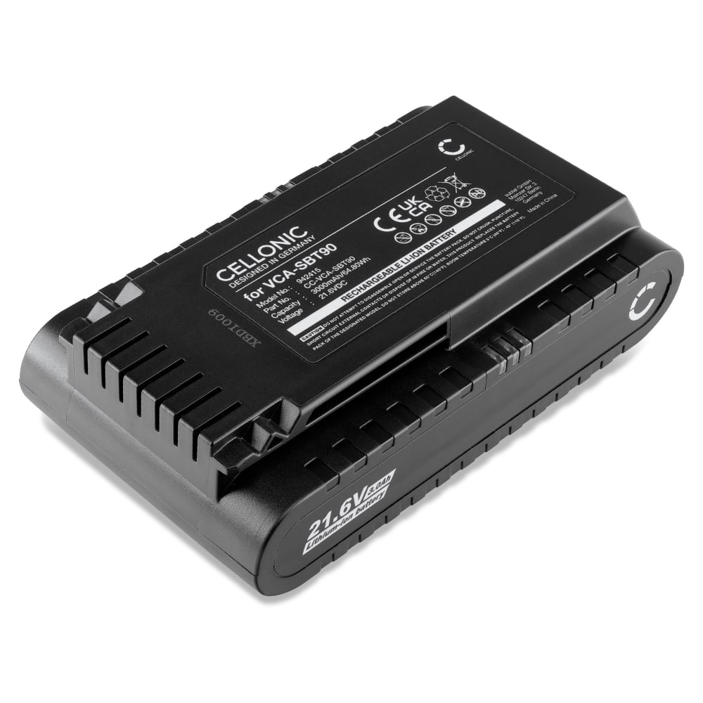 Batteri for Samsung Jet90, Jet75, Jet 75 premium, Jet 90 Elite, VS9000 3000mAh fra CELLONIC