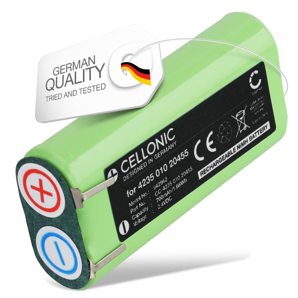 Batteri for Philips Sonicare HX6240, HX6232, HX6231, HX6220, HX6213, HX6212, HX6211, HX6210 700mAh fra CELLONIC