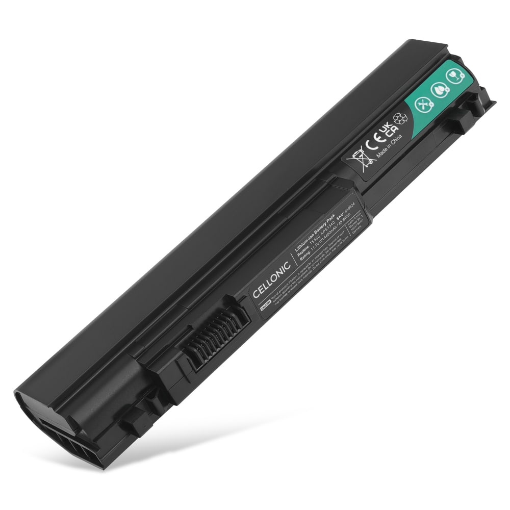 Batteria subtel® T555C per notebook Dell Studio XPS 13 / Studio XPS 1340 Affidabile ricambio da 4400mAh Sostituzione ottimale per computer portatile laptop Dell