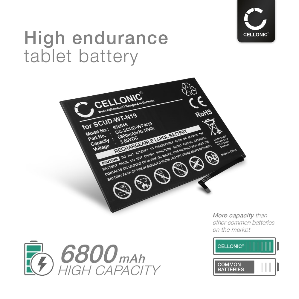 Samsung Galaxy Tab A7 (SMT500 / SMT505) Battery SCUDWTN19 6800mAh