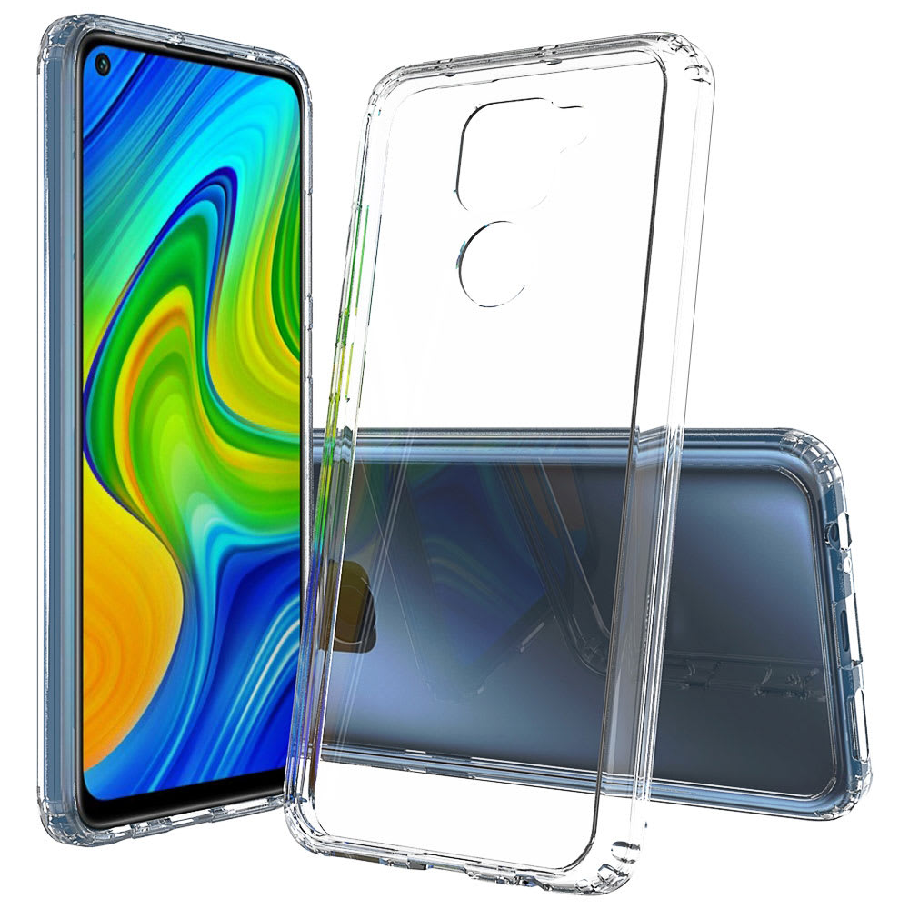 Backcover for Xiaomi Redmi Note 9 - TPU, Gjennomsiktig lomme, pocket, shell, skal