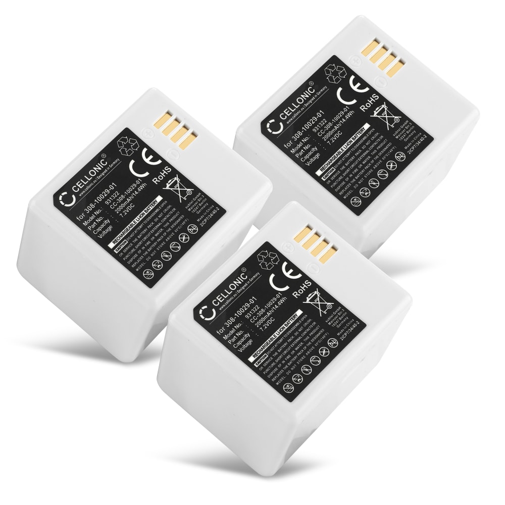 3x Batteri til Arlo Pro / Pro 2 - Reservebatteri Arlo A-1, A-1B 2000mAh udskiftsningsbatteri