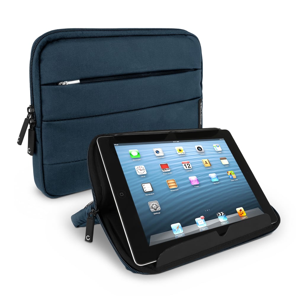 Housse pour tablette CELLONIC® de 10.1 pouces Universelle en Nylon Bleu – Étui de protection pour tablette avec bulles antichocs, imperméable | Pochette