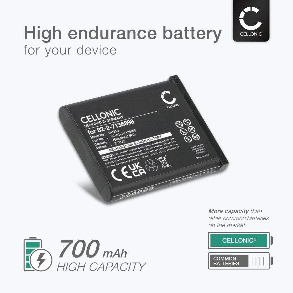 Batteria Per SteelSeries Arctis Nova PRO – Sostituzione 3.7V 700mAh Li-ion, Compatibile Con 82-2-7136898 E 61527, Ricambio Affidabile E Di Lunga Durata