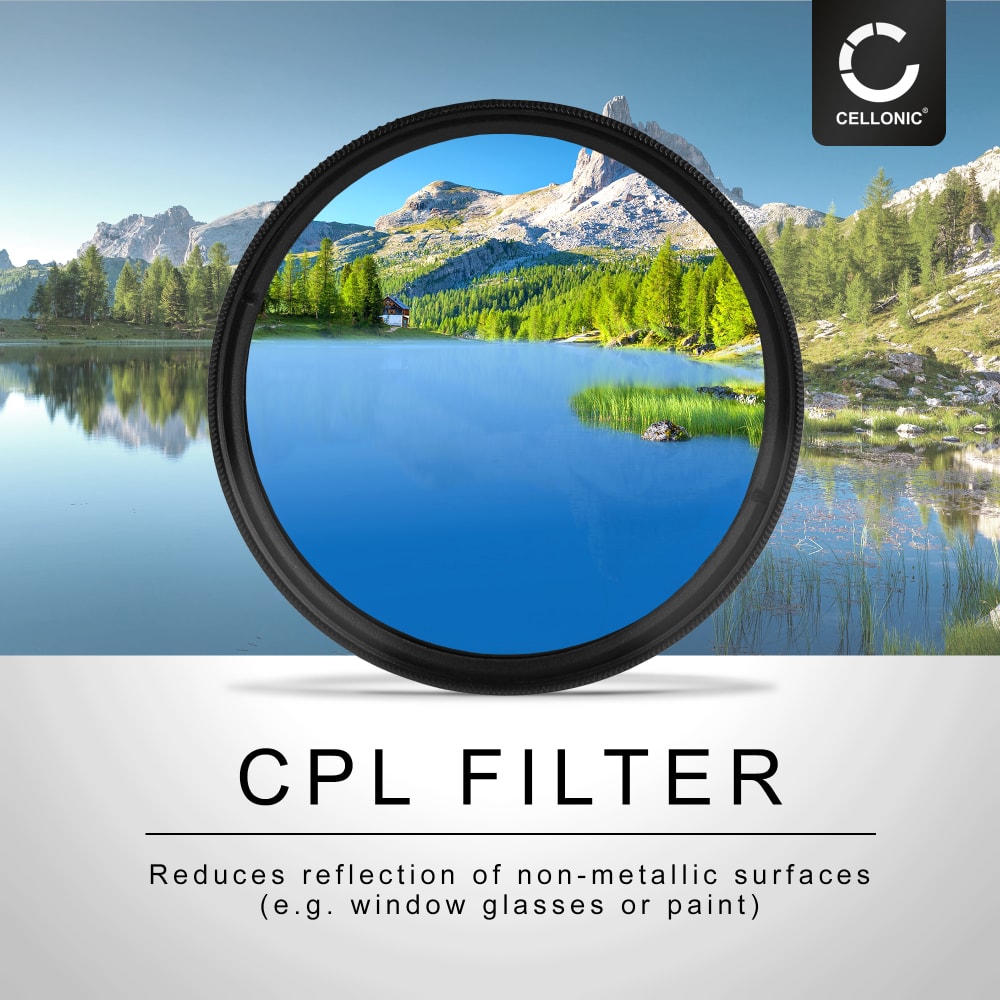CPL Filter 67mm - Polarisationsfilter Für Smartphone Kameras