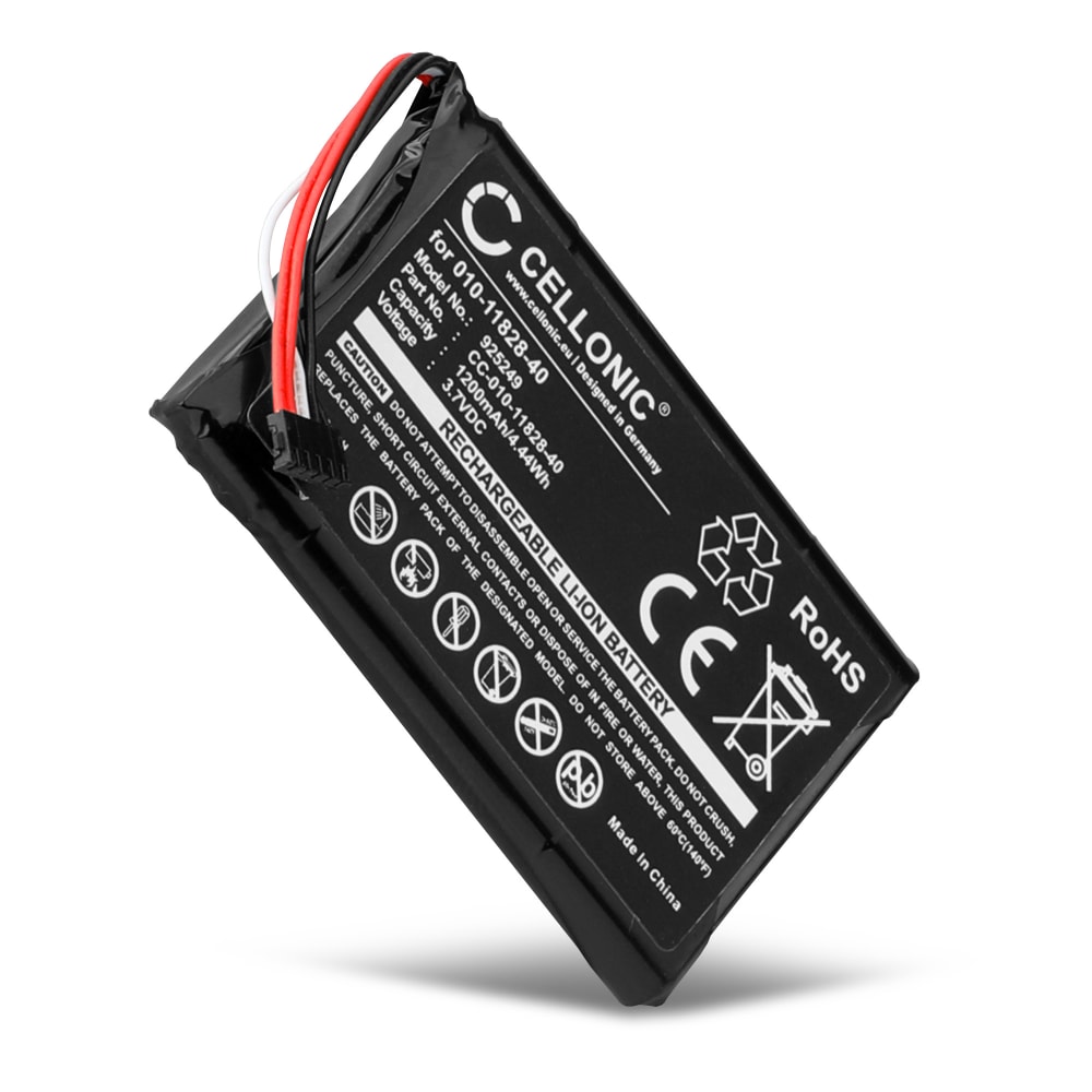 351-00035-09 Batteri för Garmin T5 mini, TT15 mini hundhalsband, tracker, antiskallhansband m.fl. - 1200mAh Laddningsbart ersättningsbatteri eller reservbatteri