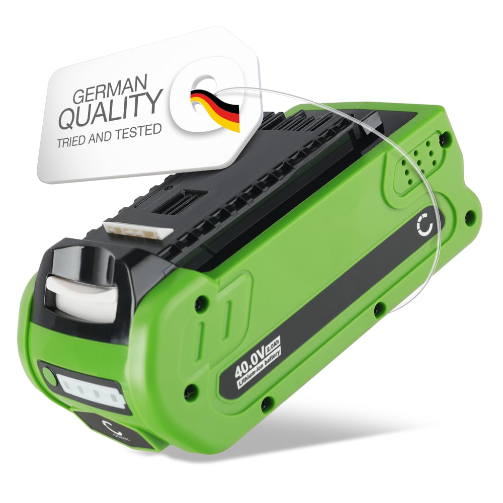 Batteri for Greenworks 20202, G40LM41K2X, 21332,  GD40LM46SP,  29462, Cramer 40PS 40V  2000mAh Li Ion fra CELLONIC