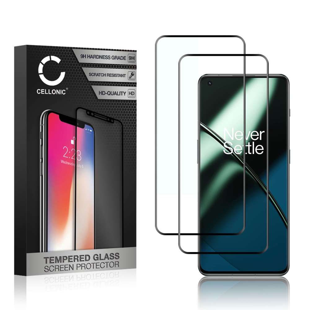 2x Protection en verre pour smartphone OnePlus