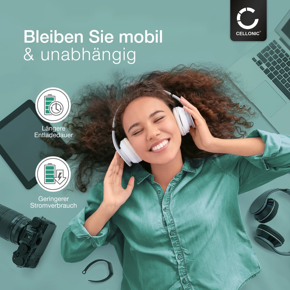 Akku passend für Logitech 915-000257, Elite, Harmony 950 1300mAh - Akku Akku passend für Logitech 915-000257, Elite, Harmony 950 1300mAh - Akku