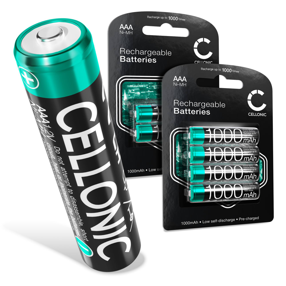 6x Batteri for Reer 50070 6x 1000mAh AAA fra CELLONIC