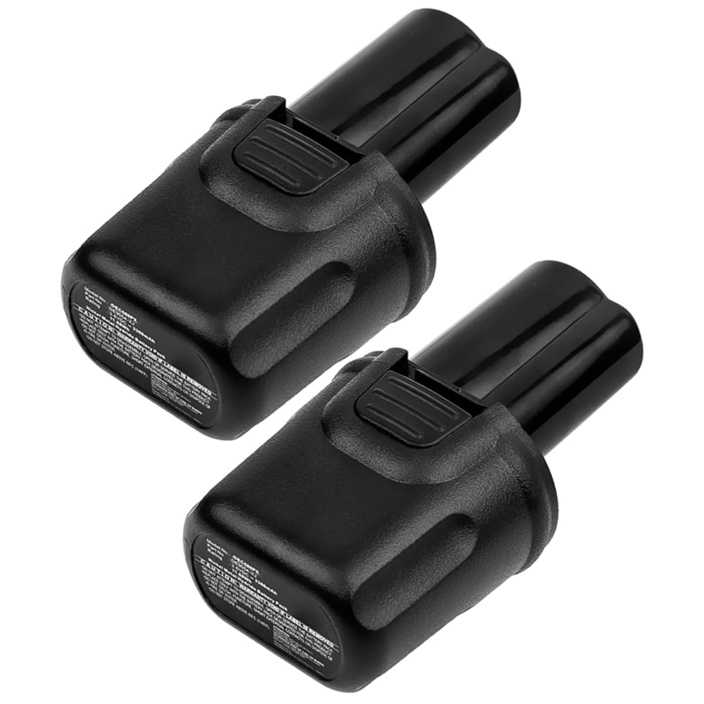 2x Batteria DE9054, DE9054-XJ per attrezzo Dewalt DC600 Affidabile batteria di ricambio da 3300mAh NiMH con ridotto effetto memoria per utensili Dewalt