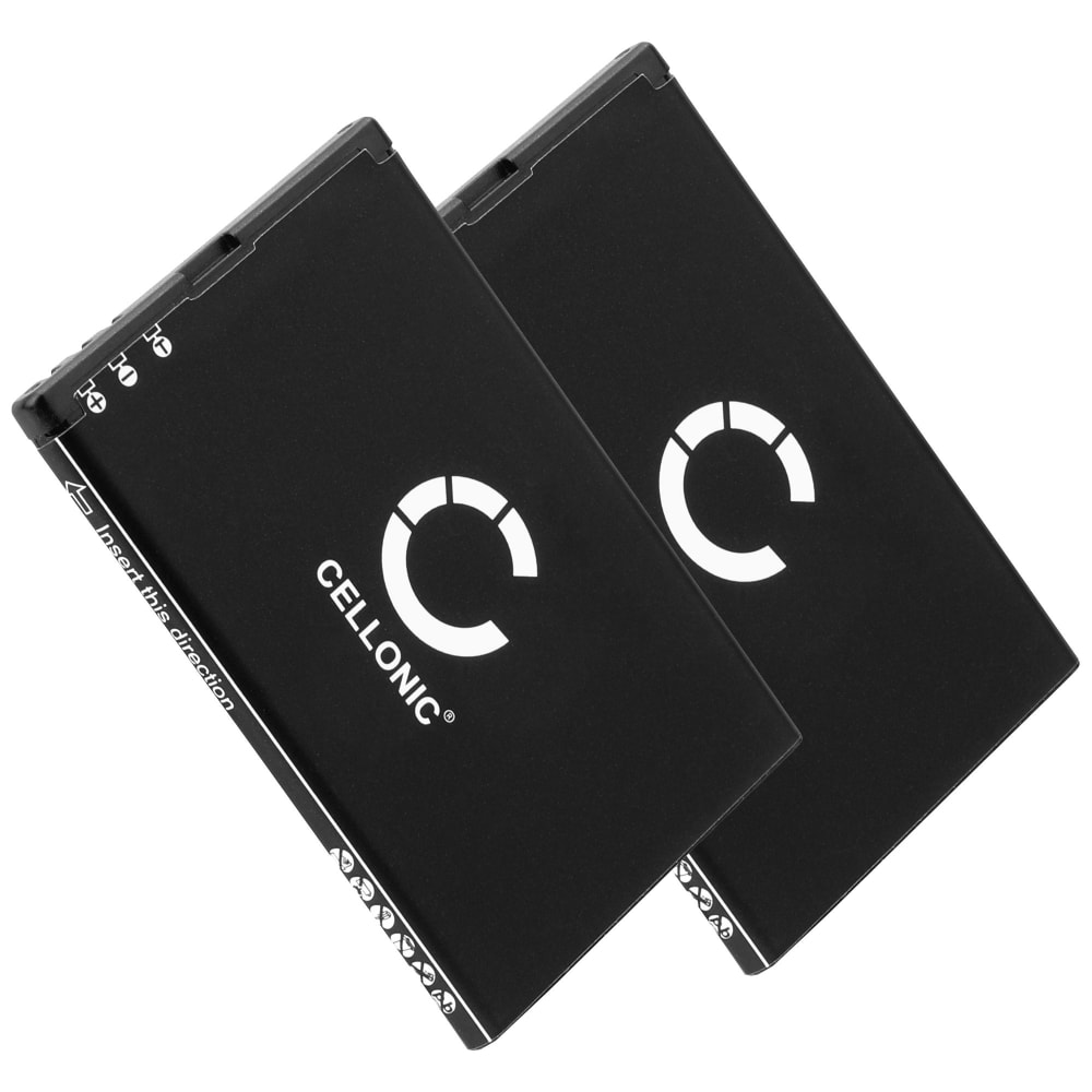 2x ICP5/44/61 Battery for Bea-fon SL810 / SL820 Smartphone / Phone Battery Replacement - 1400mAh