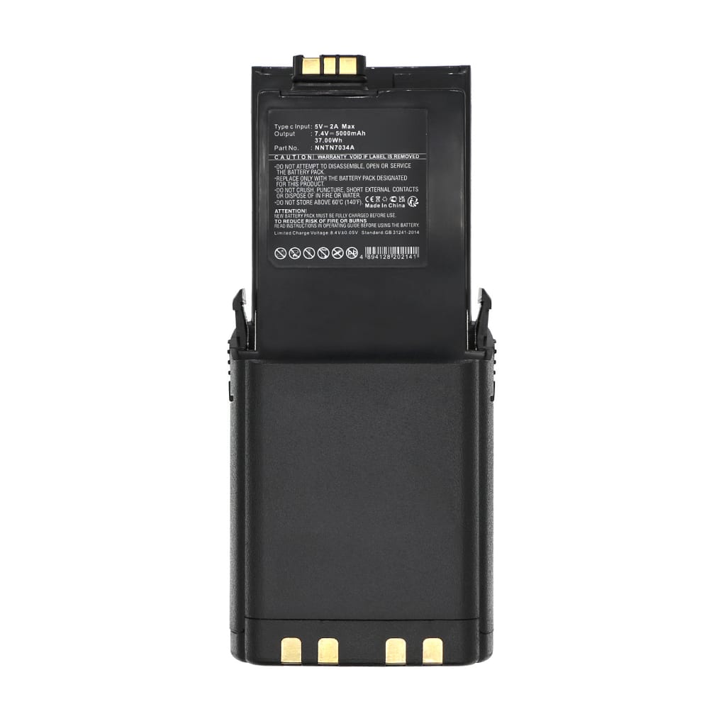 Batteri för Motorola APX6000, APX 6000, APX7000, SRX2200, APX8000, APX6000XE, NNTN7038B, PMNN4486A (Typ-C-port) 7.4v 5000mAh Li Ion från CELLONIC
