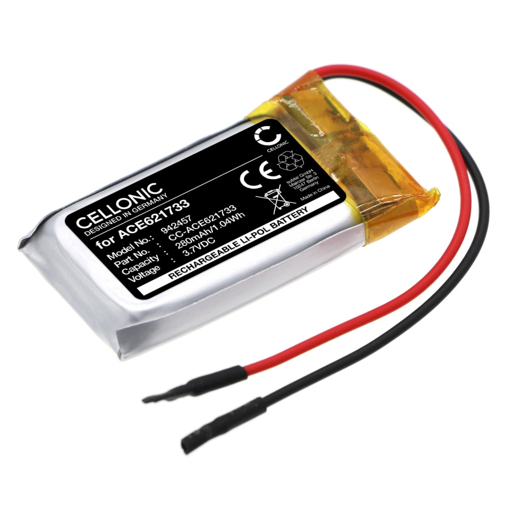 Batteri for Sony LinkBuds (Charging Case), WH-CH400, WH-CH500, WH-CH510 ACE621733 (280mAh, 3.7V) fra CELLONIC