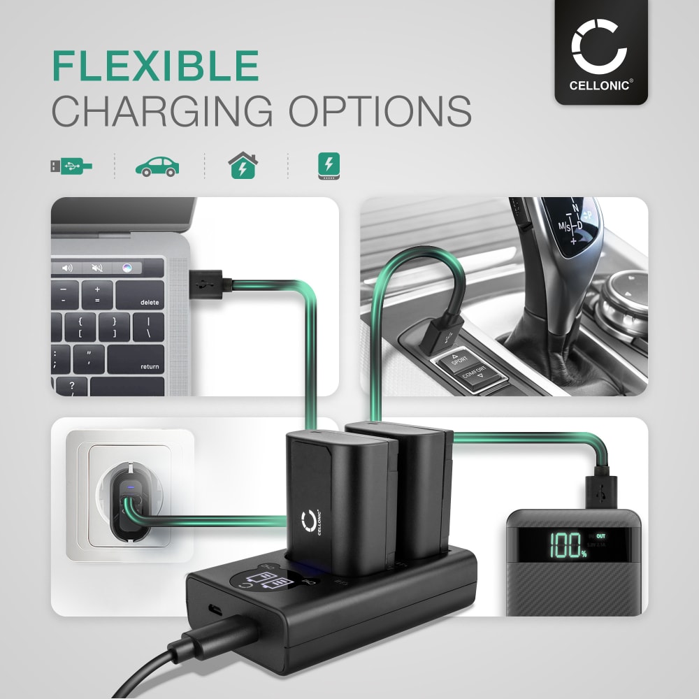 HAHNEL BATTERIE COMPATIBLE PANASONIC DMW-BLK22