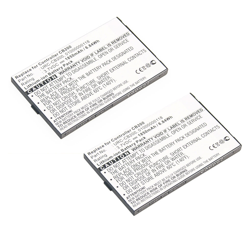 2x Ersättningsbatteri URC-CB200 01000000118 MH28768 425060N 108098058018052 - ersättningsbatteri för Sonos CB200 Controller CR200 CB200WR1 fjärrkontroll - radiostyrning batteri 1850mAh