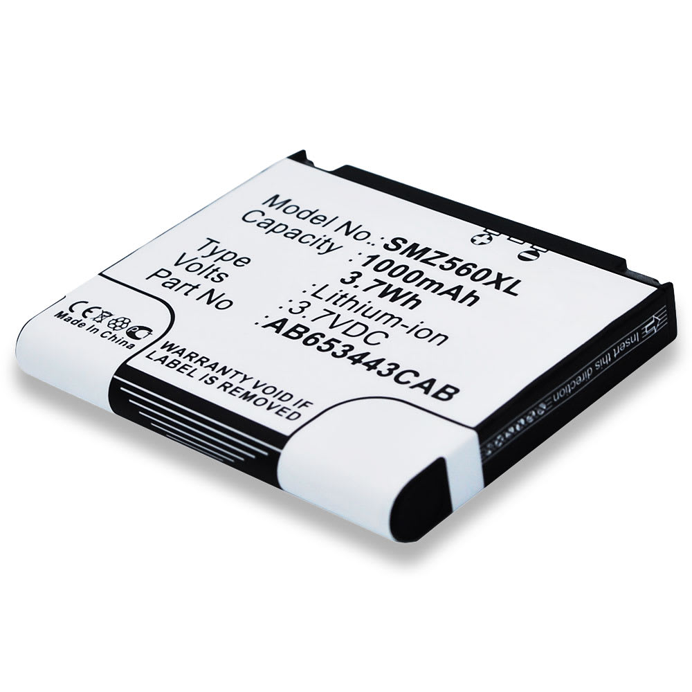 Bateria Samsung AB603443AA, AB603443AASTD, AB603443CA, AB603443CABSTD, AB653443CAB, AB653443CE 1000mAh - , Batería larga duración para controles remotos Samsung RMC30C1, RMC30C2