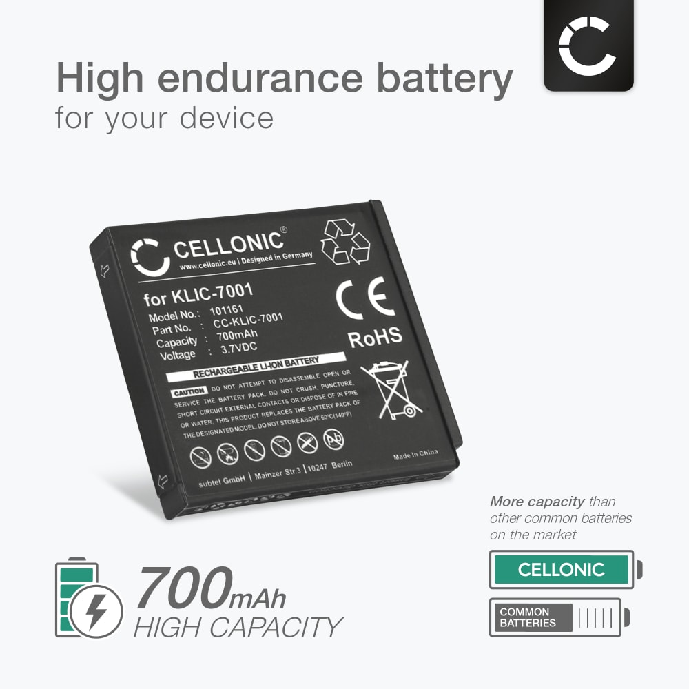 vhbw 2x batteria compatibile con Medion Life P47011, Life X47023, MD86695, MD86423 videocamera camcorder (1300mAh, 3,7V, Li-Ion