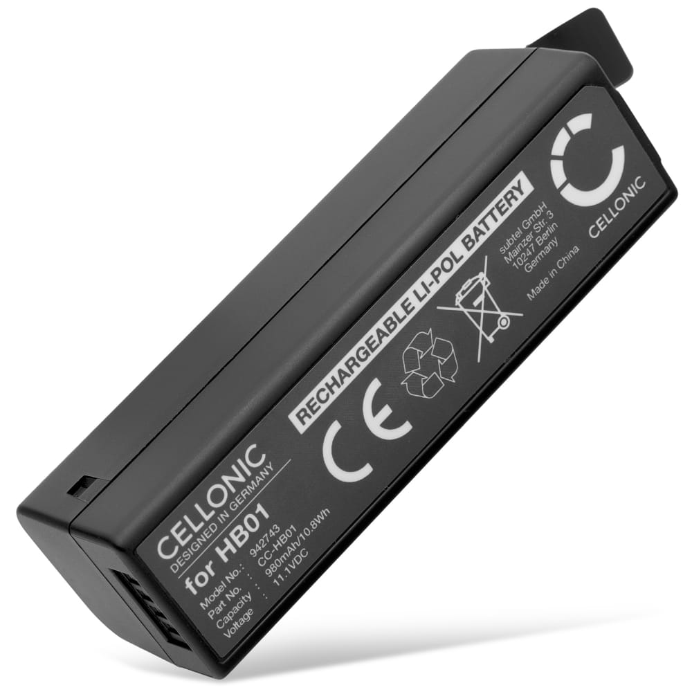 Batteri til DJI Osmo Mobile 1, Plus, Pro, Raw, Zenmuse X3, X5, X5R 980 mAh fra CELLONIC