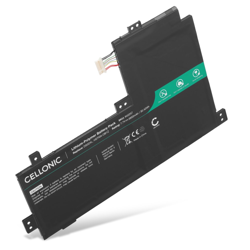 Batteri for HP Chromebook x2 11, DS02032XL, DS02XL 3950mAh fra CELLONIC